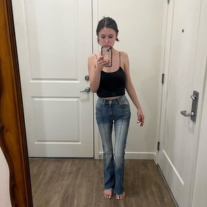 Revice Denim Venus Flares – Fringe Style in Eclipse Wash